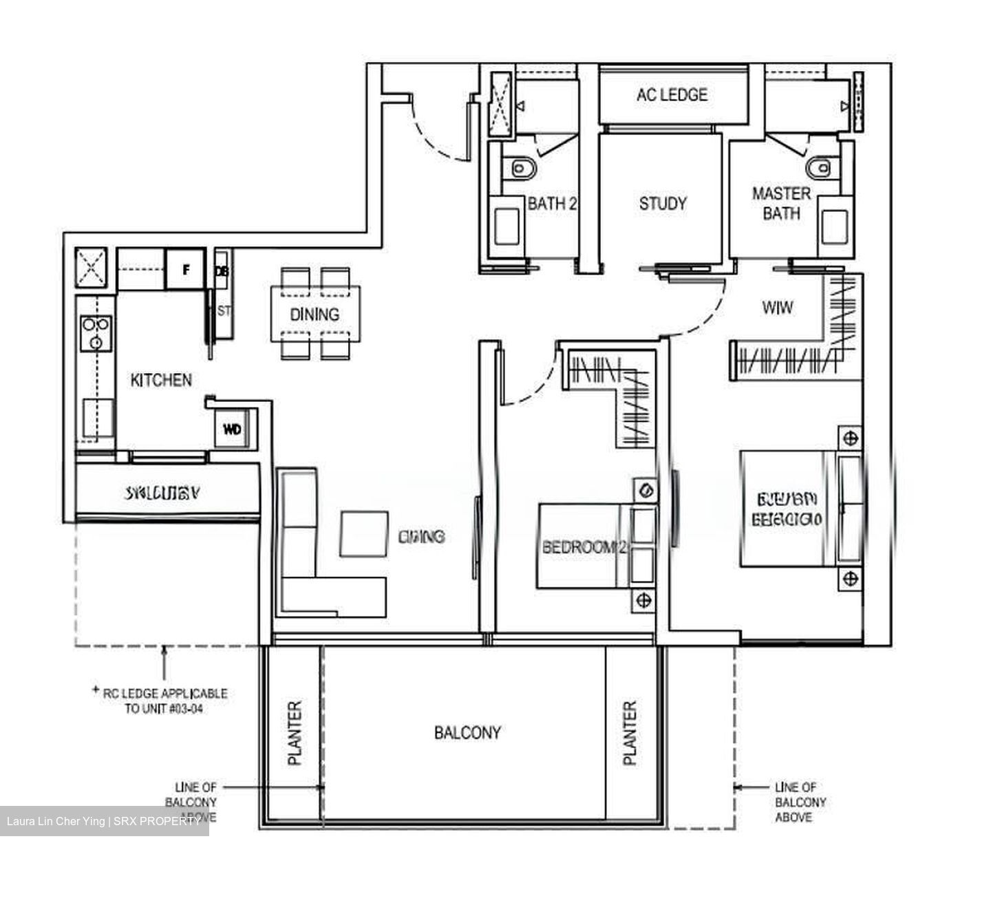 Boulevard 88 (D10), Apartment #611805561